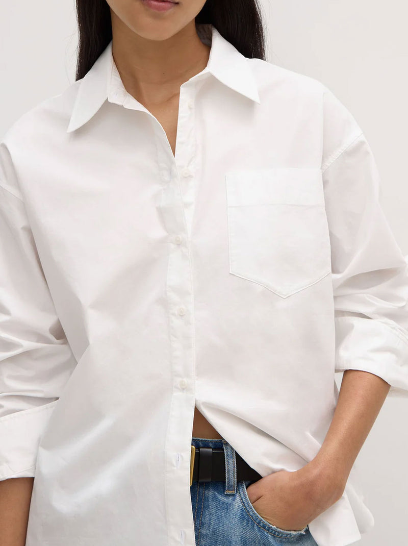 ASSEMBLY LABEL MOLLY POPLIN LONG SLEEVE SHIRT