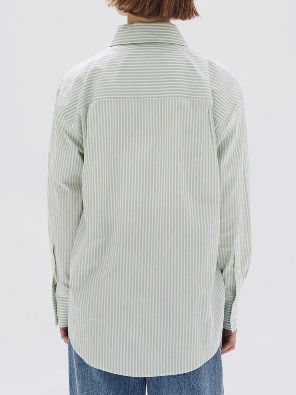 ASSEMBLY LABEL SIGNATURE POPLIN STRIPE SHIRT