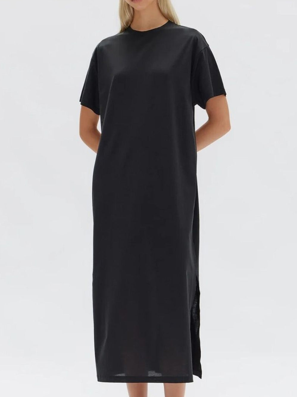 ASSEMBLY LABEL SILK BLEND TEE DRESS