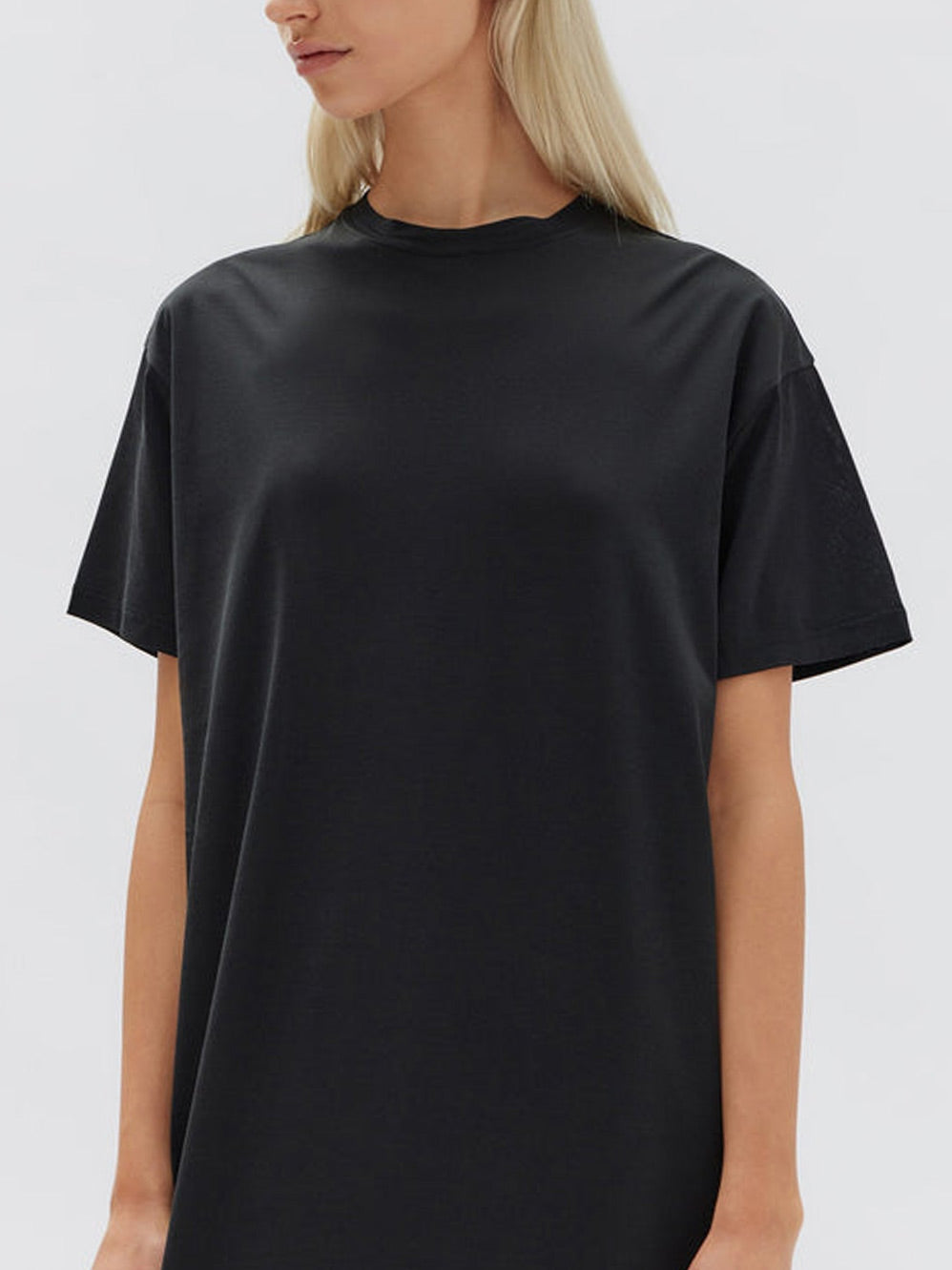 ASSEMBLY LABEL SILK BLEND TEE DRESS