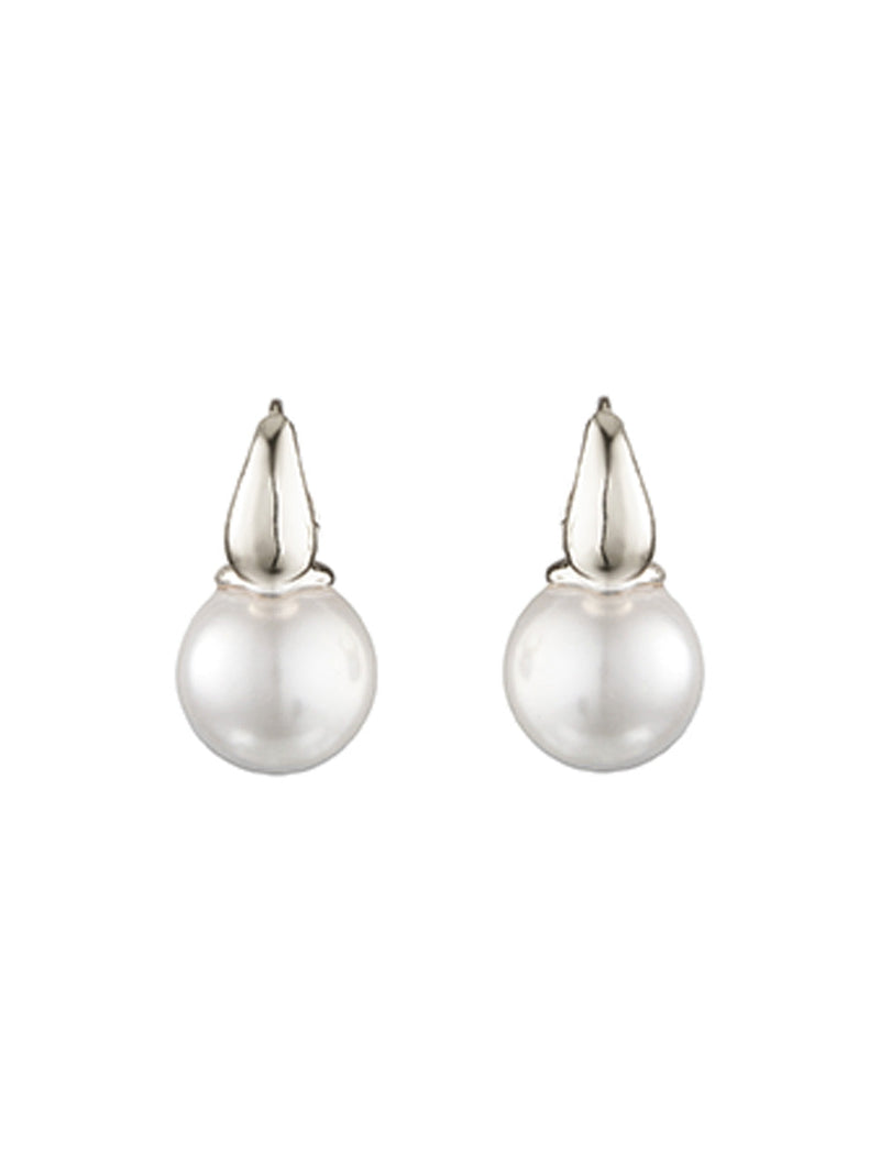 BLING BAR PICCOLA PEARL EARRINGS