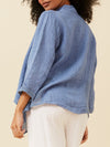 BOTTEGA MODA 3/4 SLEEVE LINEN CARDI