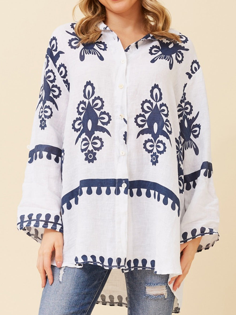 BOTTEGA MODA LONG SLEEVE SHIRT