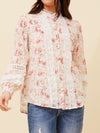 CAROLINE K MORGAN ANGLAISE BLOUSE