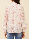 CAROLINE K MORGAN ANGLAISE BLOUSE