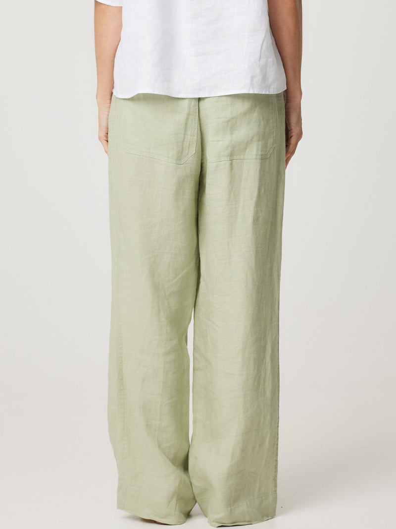 ENNI LINEN WIDE LEG PANT