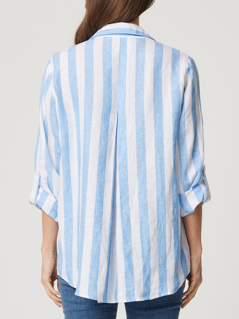 ENNI LINEN STRIPE SHIRT