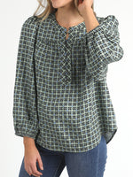 ELM TILE GEO BLOUSE