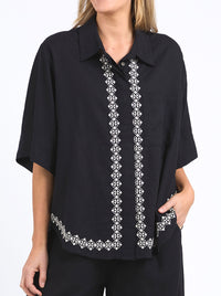 ELM NINA EMBROIDERED SHIRT