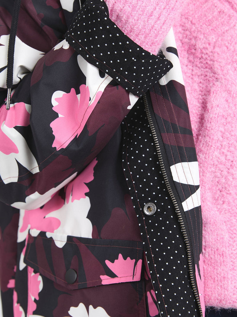 ELM HADLEY FLORAL RAINCOAT