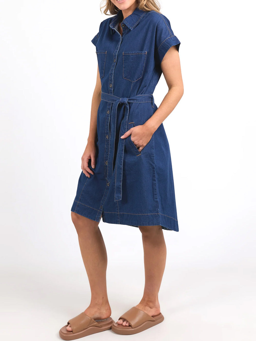 ELM EVERLEIGH DENIM DRESS