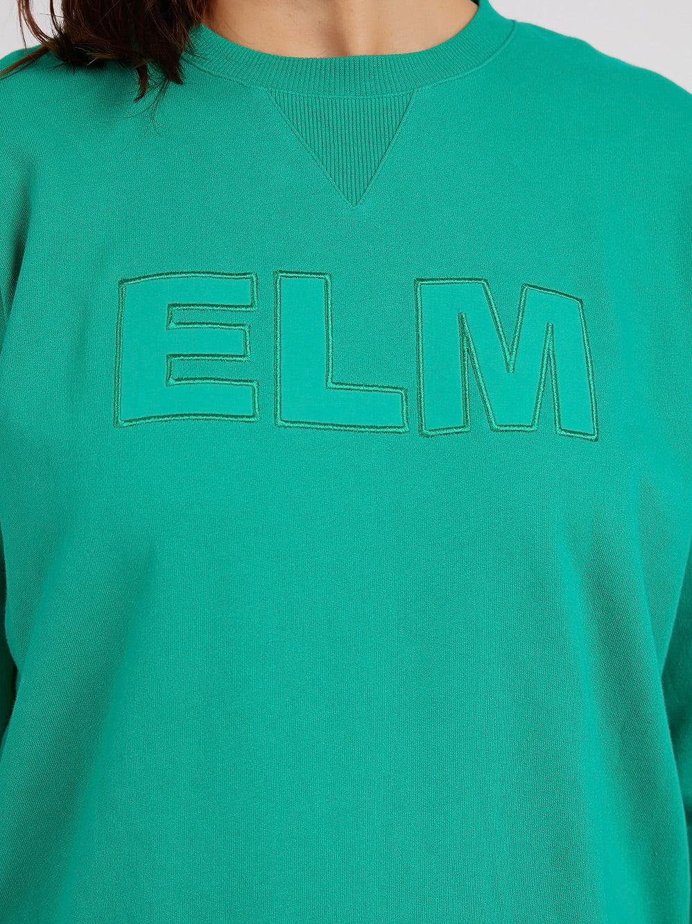 ELM APPLIQUE SWEAT