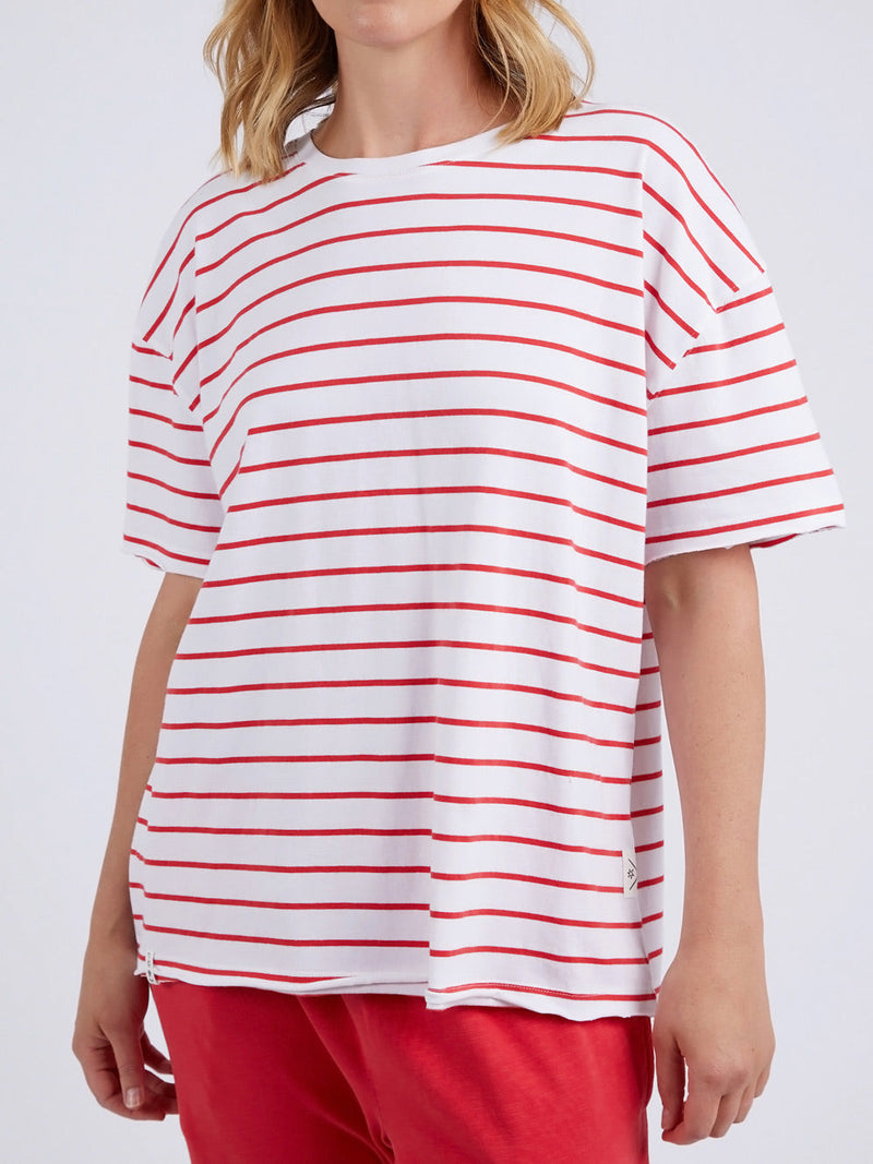 ELM WINONA STRIPE SHORT SLEEVE TEE