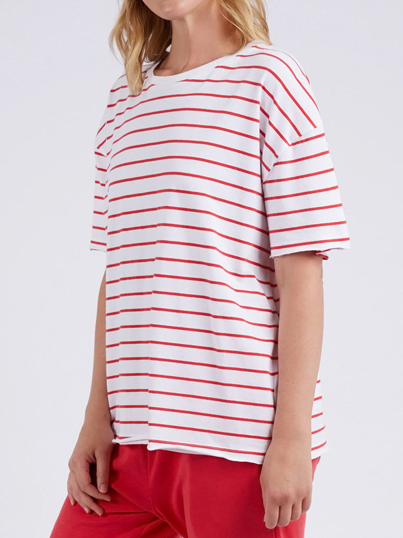 ELM WINONA STRIPE SHORT SLEEVE TEE