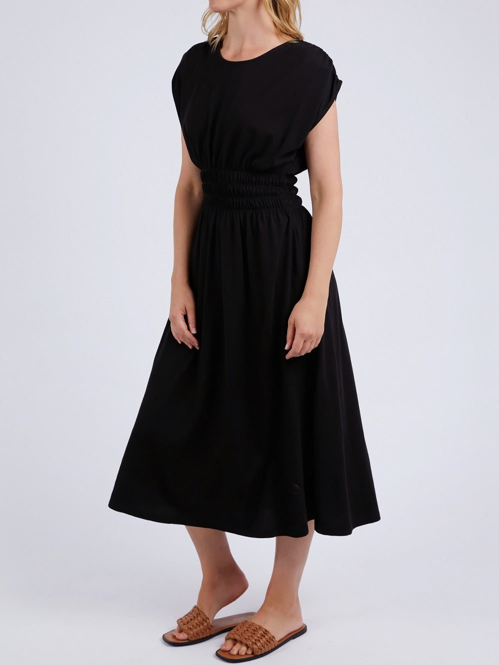 ELM NELLE MIDI DRESS