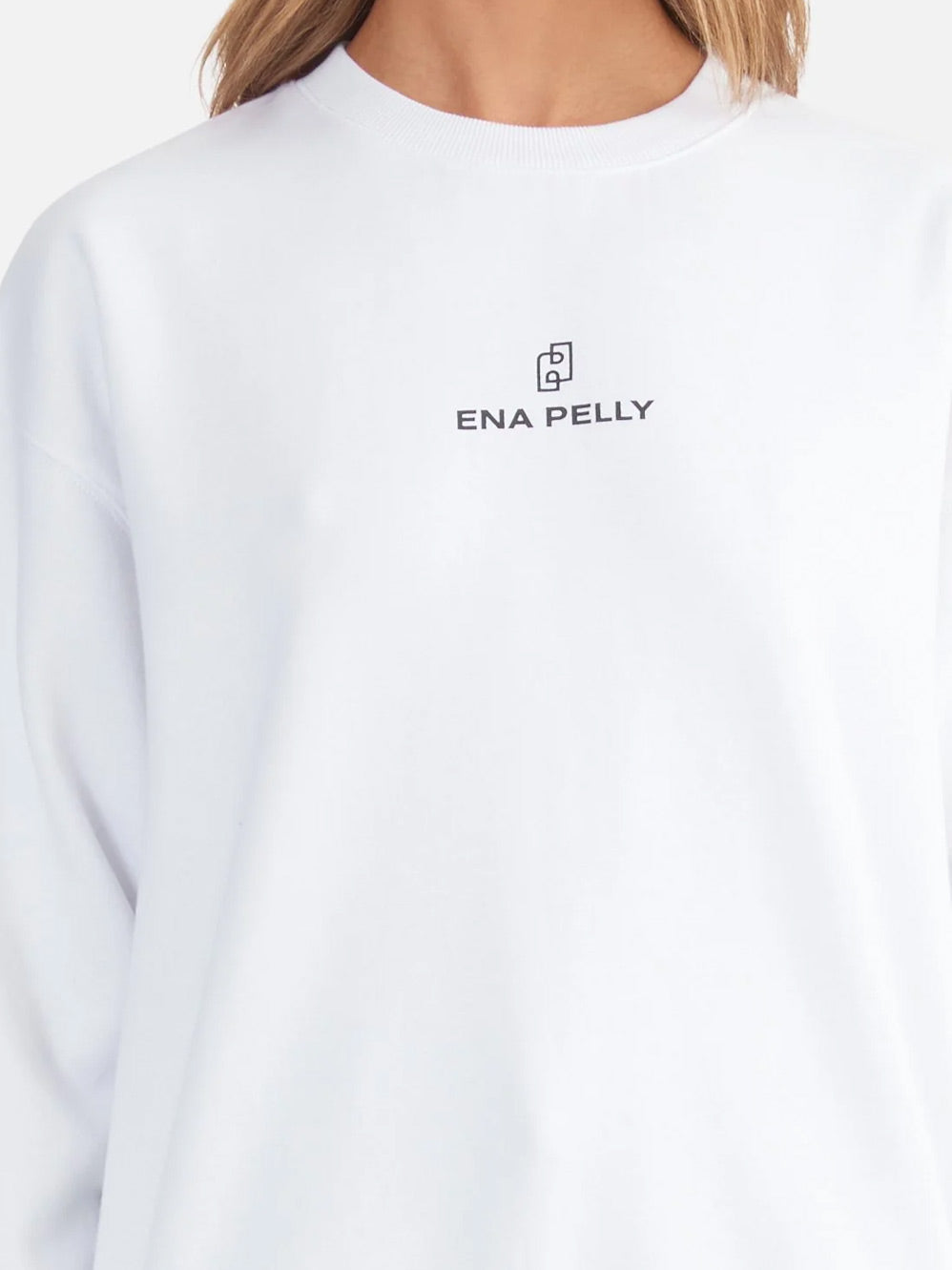 ENA PELLY LEXI MONOGRAM SWEATER