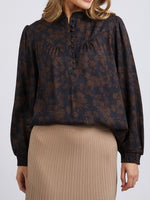 FOXWOOD BELLADONNA FLORAL TOP