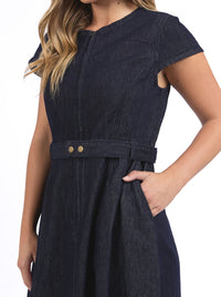 FOXWOOD SANDER DENIM DRESS