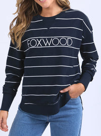 FOXWOOD CLASSIC STRIPE SIMPLIFIED CREW