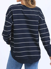 FOXWOOD CLASSIC STRIPE SIMPLIFIED CREW