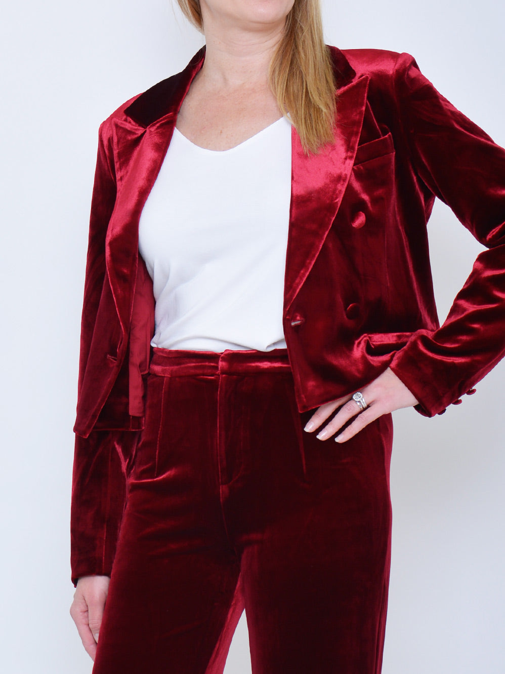 YELTUOR X HANSEN & GRETEL BETINA VELVET JACKET