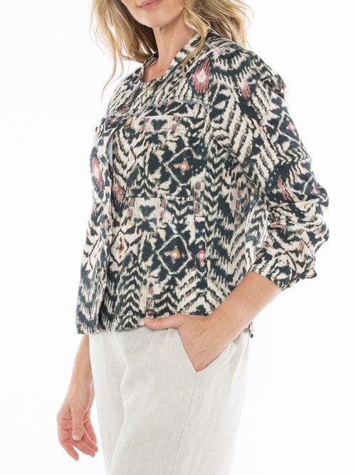 JUMP TRIBAL PRINT JACKET