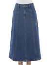 JUMP DENIM PANEL SKIRT