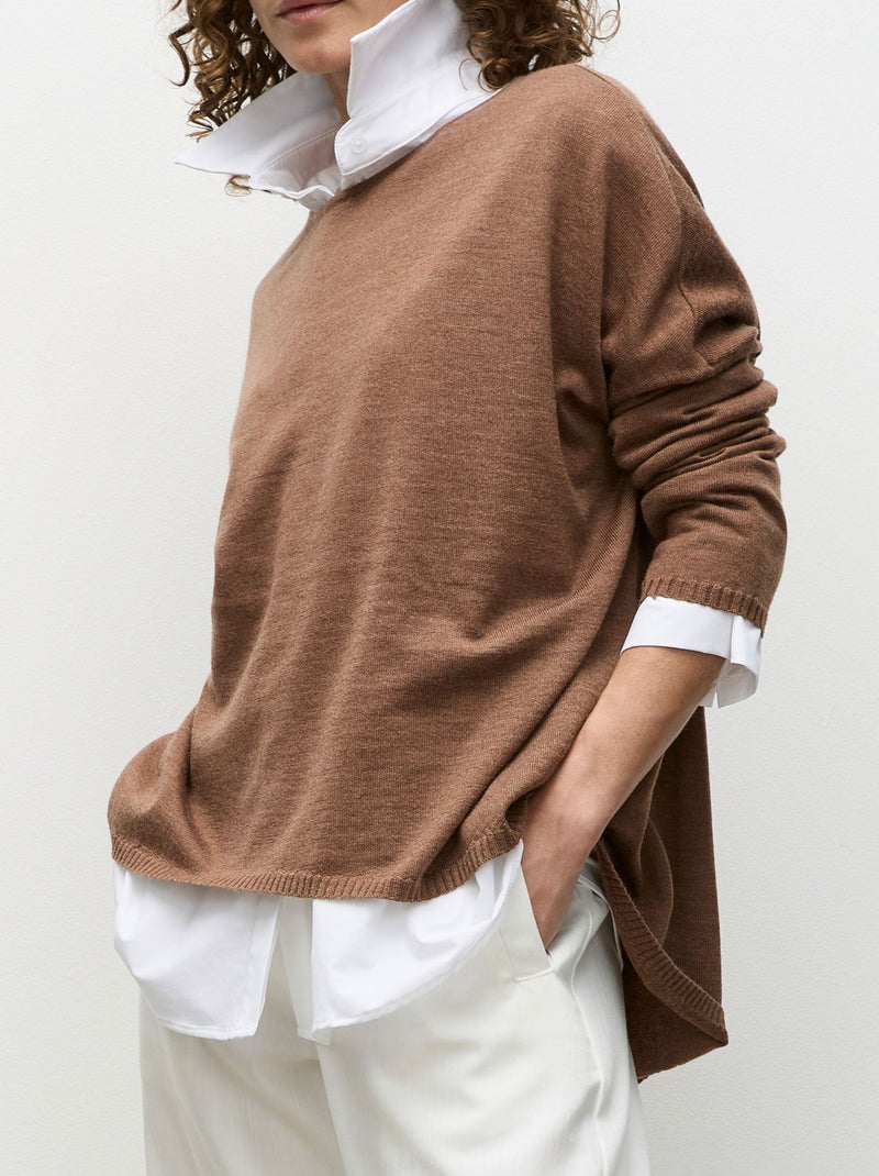 MELA PURDIE ARC KNIT SWEATER