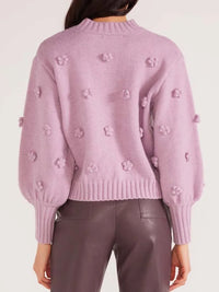 MINKPINK DAISY 3D FLOWER KNIT SWEATER