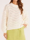 MINKPINK LUNA ZIG-ZAG KNIT JUMPER