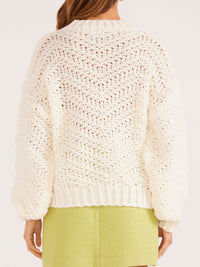 MINKPINK LUNA ZIG-ZAG KNIT JUMPER