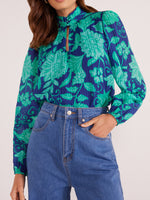 MINKPINK CONNIE KEYHOLE BLOUSE