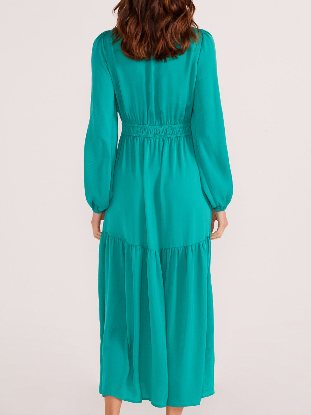 MINKPINK EMMA LONG SLEEVE MIDI DRESS