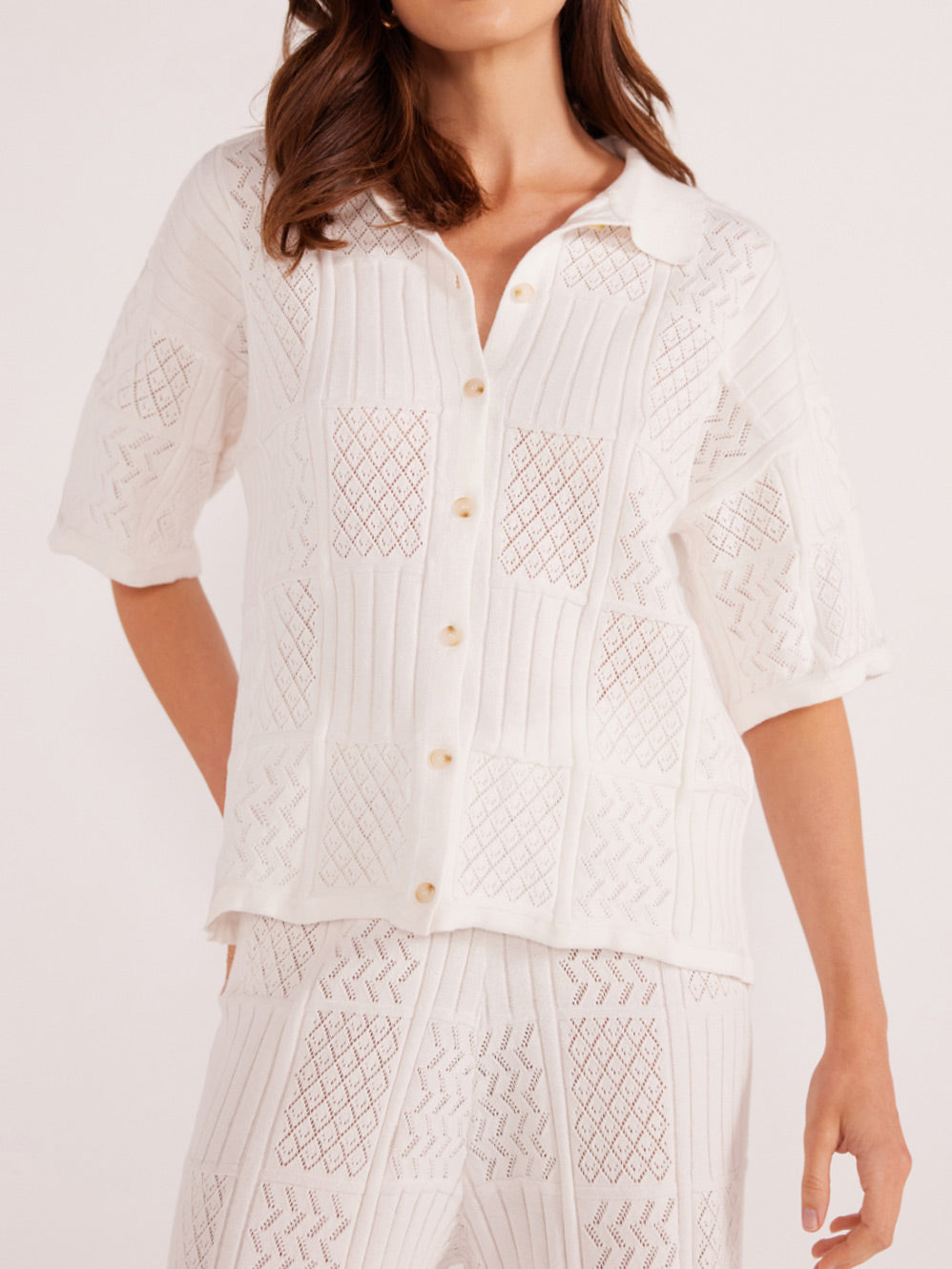 MINKPINK KASEY KNIT SHIRT