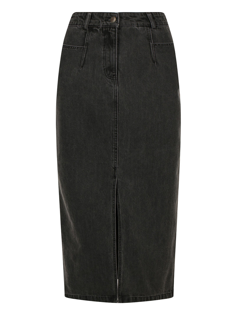 MORRISON NOIR DENIM SKIRT