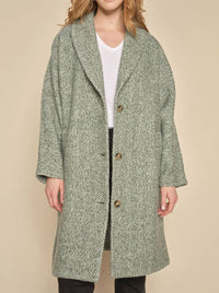 MOS MOSH ADELAIDE HERRINGBONE COAT