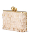 OLGA BERG CARLITA FRINGE CLUTCH