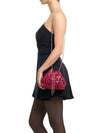 OLGA BERG ILANA SEQUIN DRAWSTRING BAG