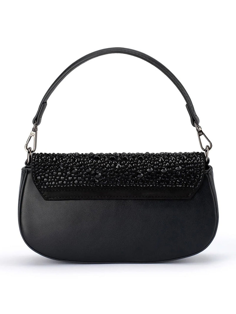 OLGA BERG SHANI CRYSTAL SHOULDER BAG