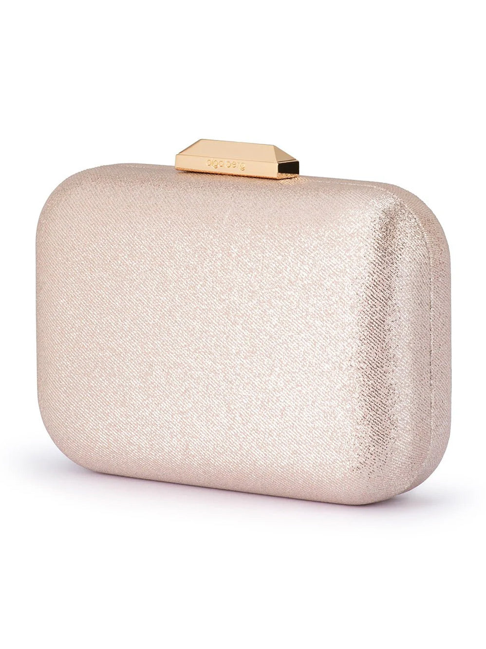 OLGA BERG TAMAR METALLIC CLUTCH