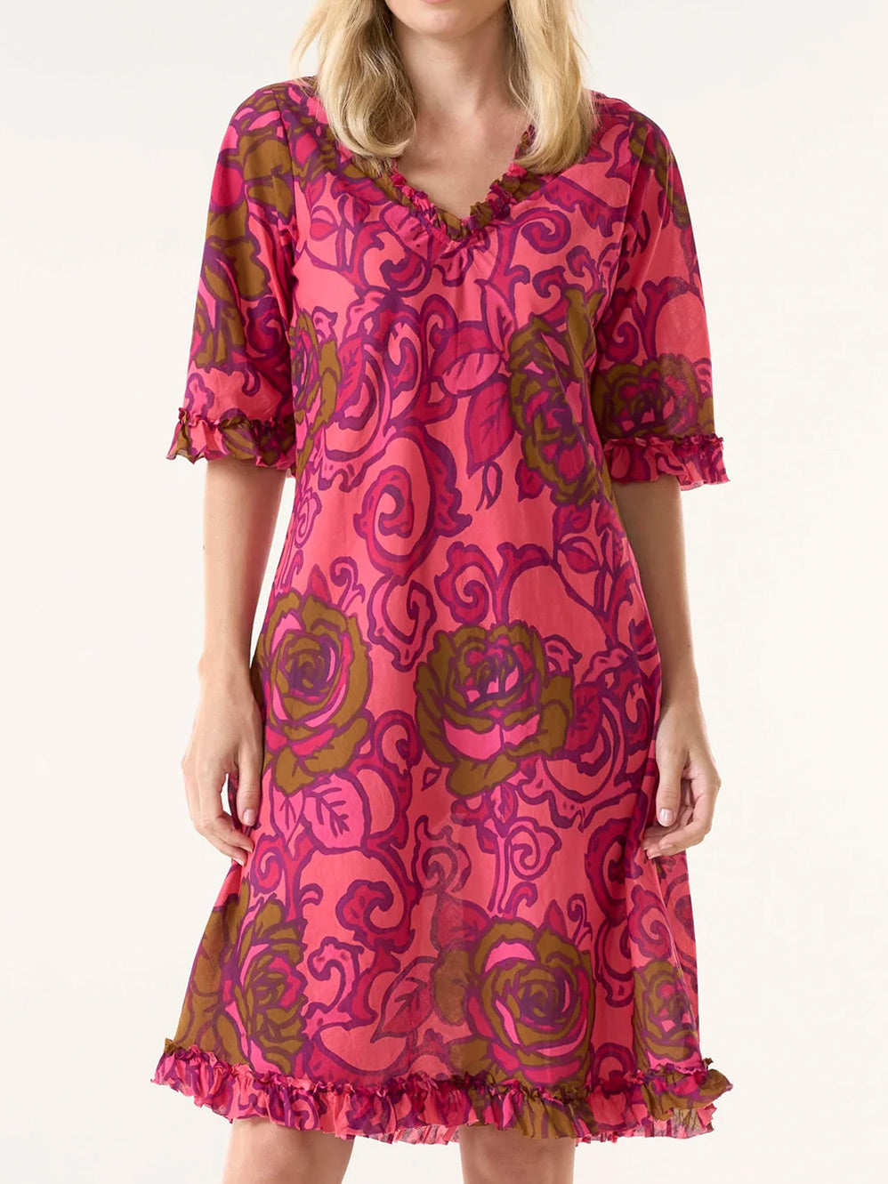 ONE SEASON MIDDY INDI DRESS