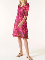 ONE SEASON MIDDY INDI DRESS