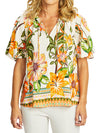 PINGPONG IPANEMA BELL SLEEVE BLOUSE