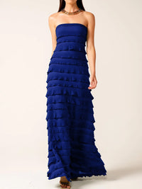 SACHA DRAKE MADDISON MAXI RUFFLE DRESS