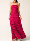 SACHA DRAKE MADDISON MAXI RUFFLE DRESS