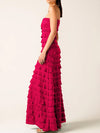 SACHA DRAKE MADDISON MAXI RUFFLE DRESS