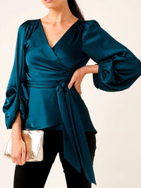 SACHA DRAKE NOLANA WRAP TUNIC