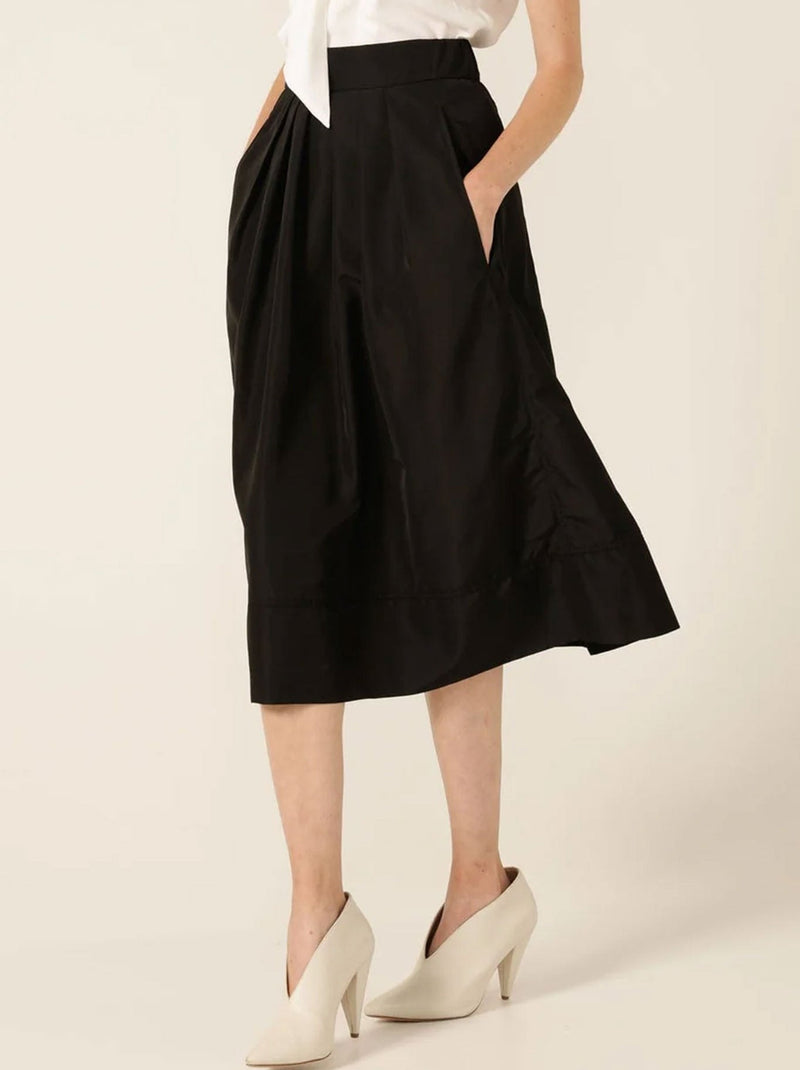 SACHA DRAKE PLEATED A LINE SKIRT