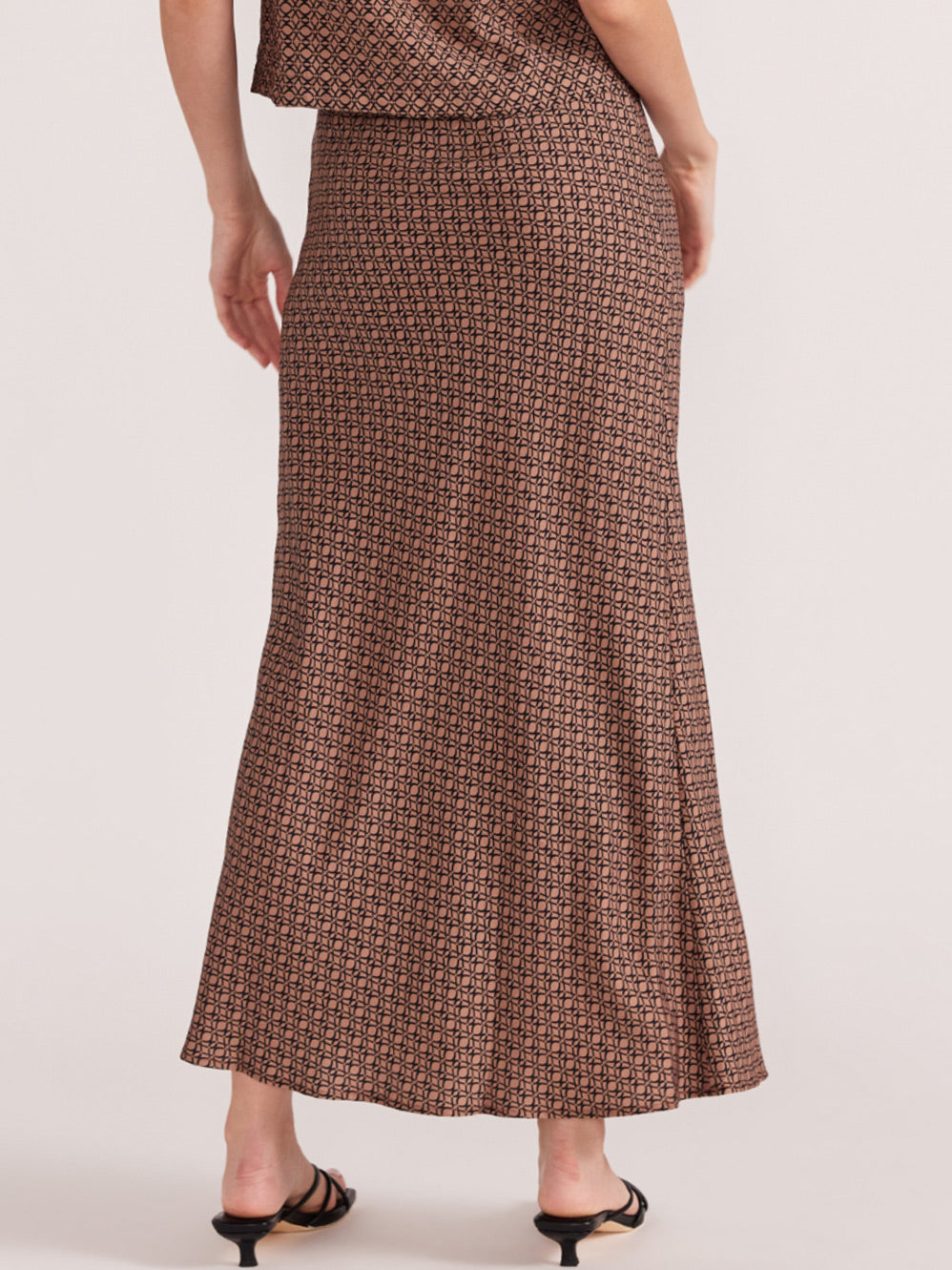 STAPLE THE LABEL MEMOIR BIAS MIDI SKIRT