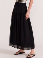 STAPLE THE LABEL MILLA MIDI SKIRT